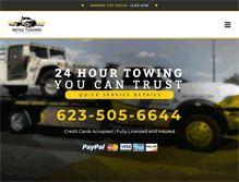 Tablet Screenshot of bdaztowing.com
